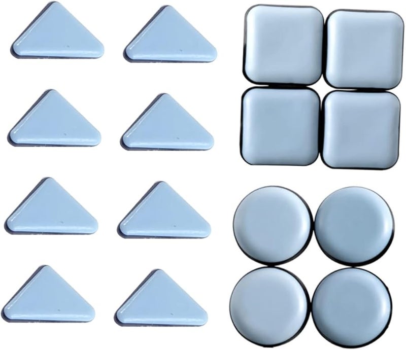 16 Pcs Self Adhesive Furniture Sliders 4 5x4 Cm Noise Reducing Cushion Pads - Image 1